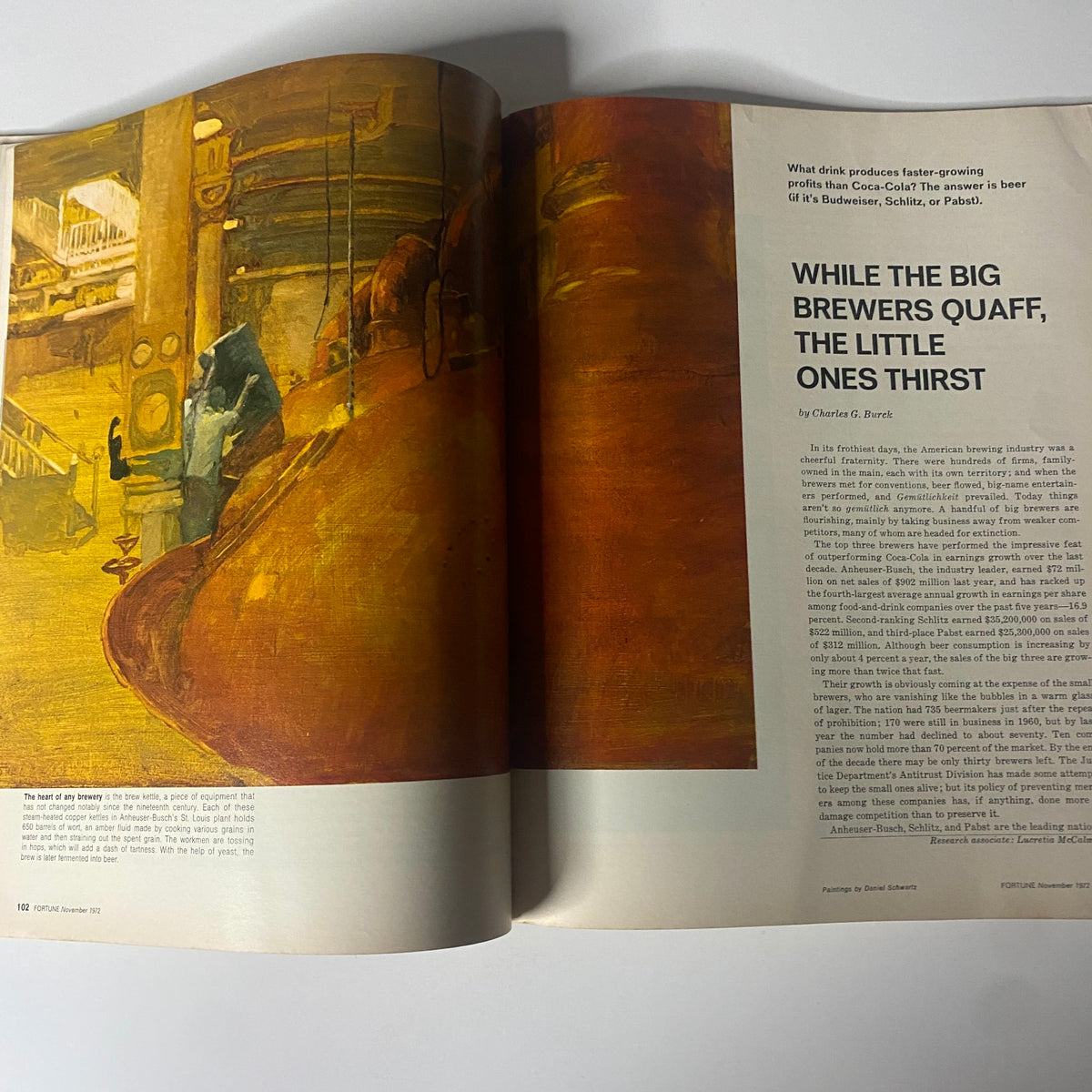 Fortune Magazine November 1972 The Runaway Federal Budget No Label VG