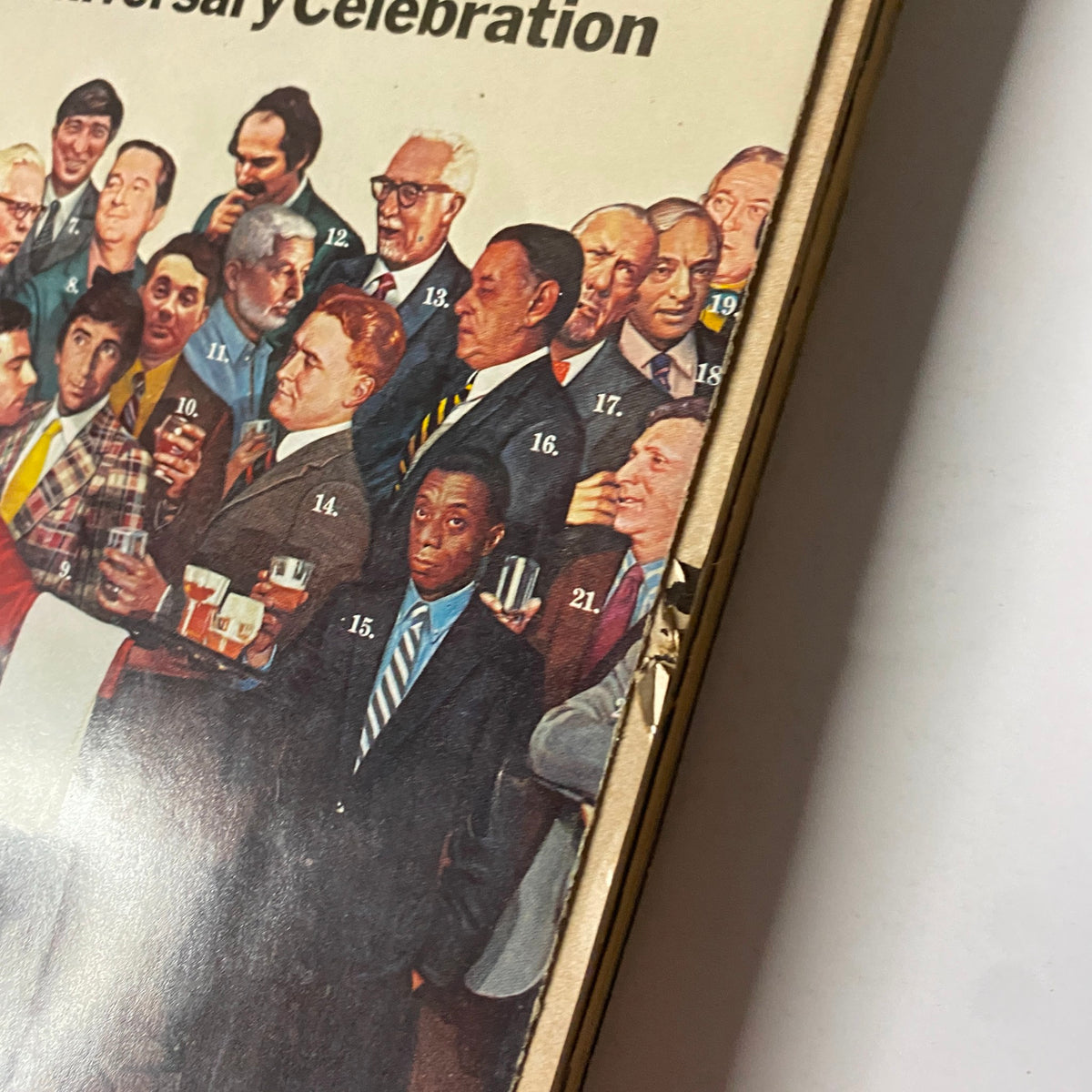 Esquire Magazine October 1973 Cover featuring a gathering of notable figures at a 40th Anniversary Celebration.