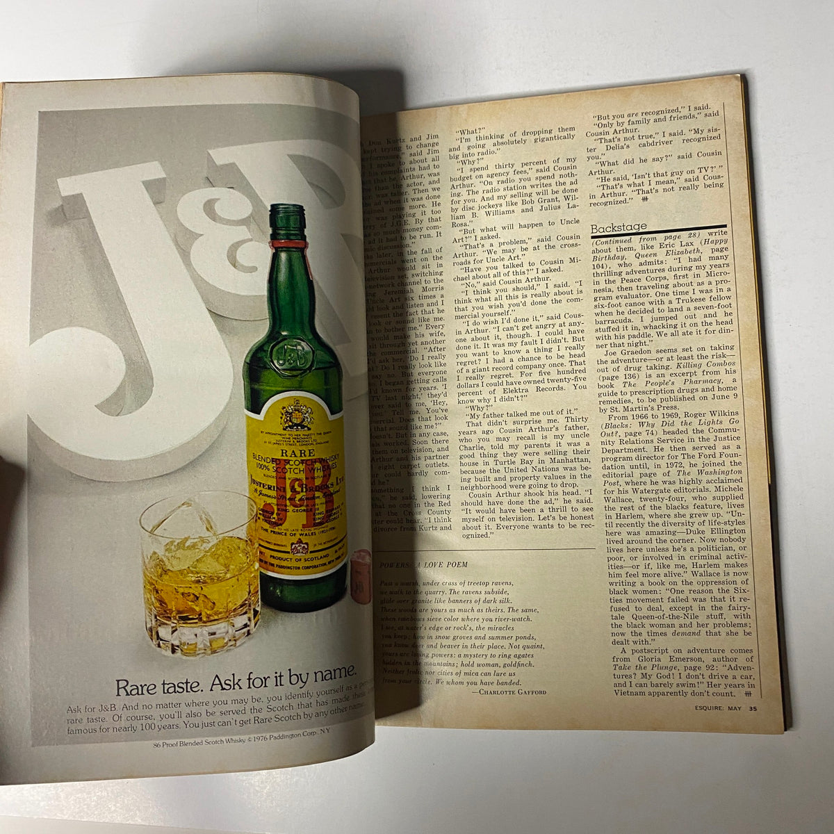 Esquire Magazine May 1976 A Few Words on Truman Capote