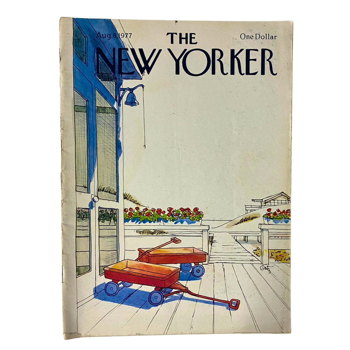 The New Yorker Full Magazine August 8, 1977 Arthur Getz Cover