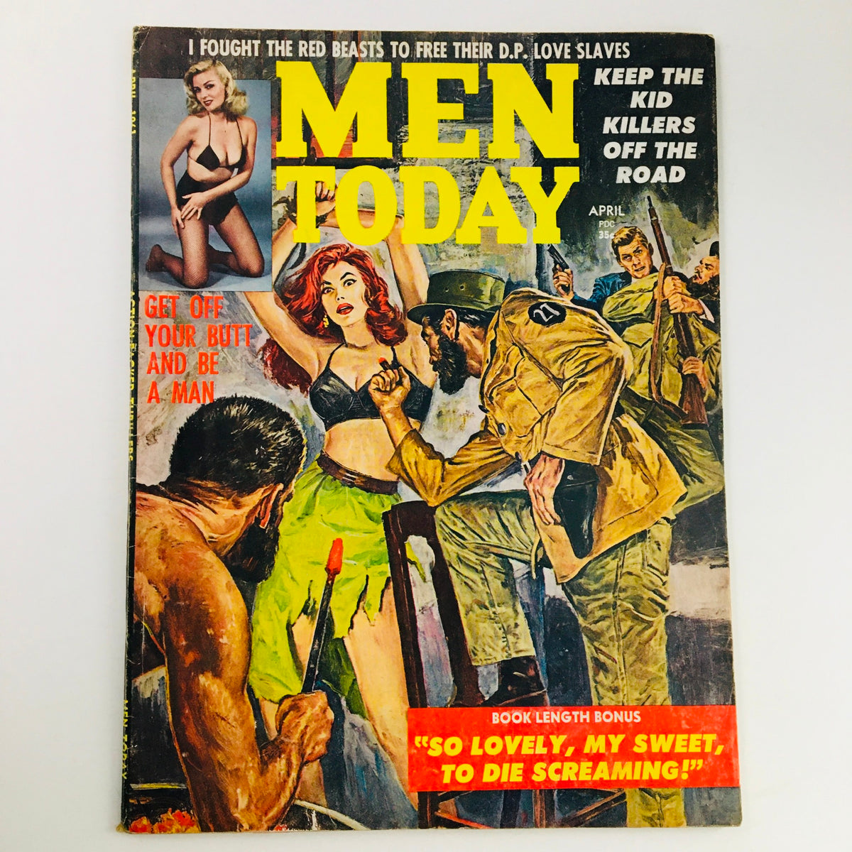 Men Today Magazine April 1961 Keep The Kid Killers Off The Road, No Label