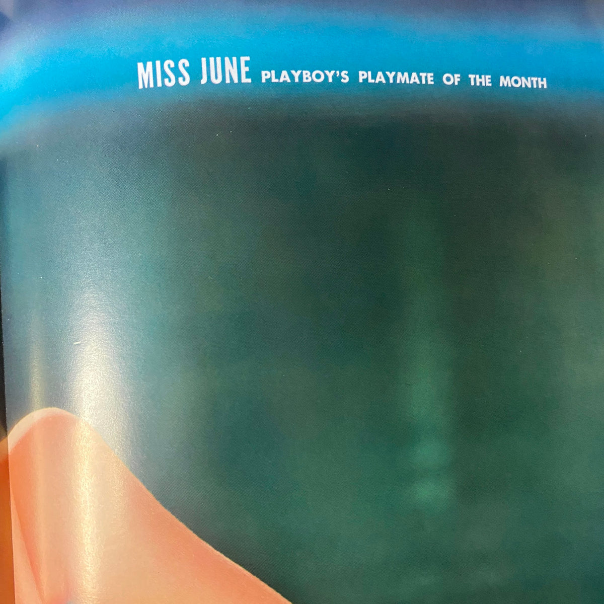 Page featuring 'Miss June,' introducing Playboy's Playmate of the Month in the June 1966 issue, capturing the allure of the era.