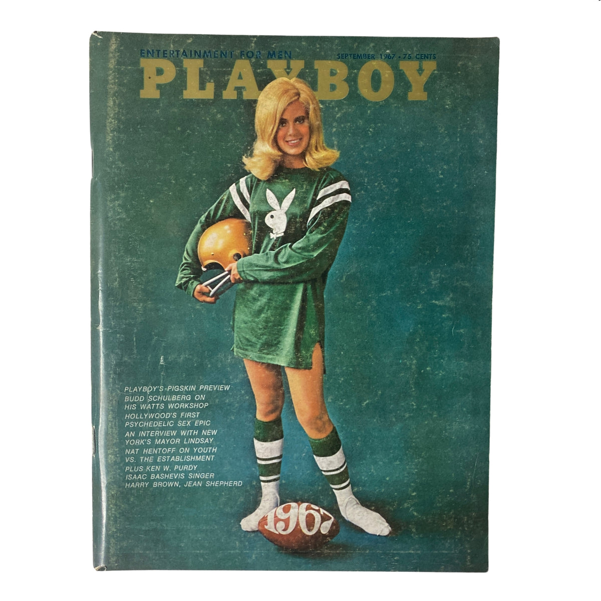 Playboy Magazine September 1967 Cover featuring Playmate Victoria Vetri, showcasing vintage style and cultural significance.
