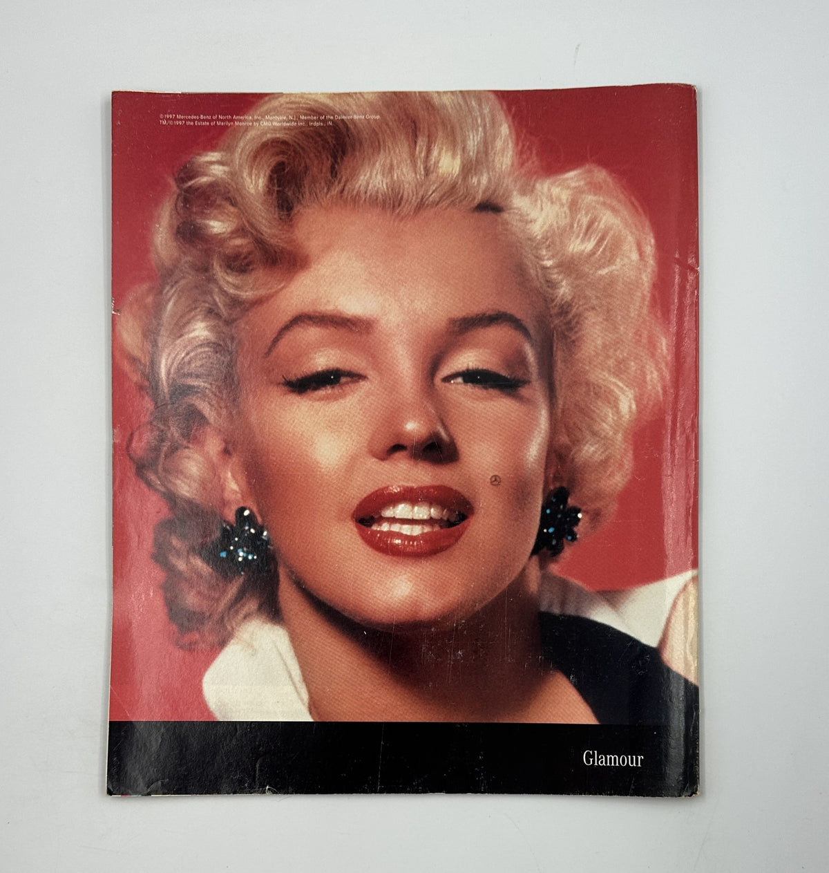 Cover of a vintage magazine featuring Marilyn Monroe, exemplifying classic beauty, unrelated to George Magazine July 1997.