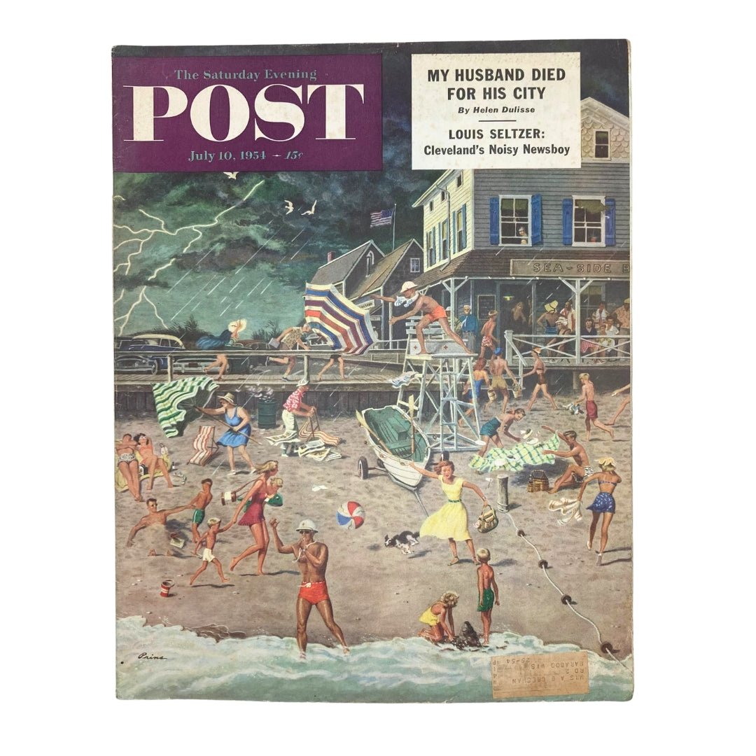 Saturday Evening Post Magazine July 10 1954 Sandscape Involve - Ben Prin