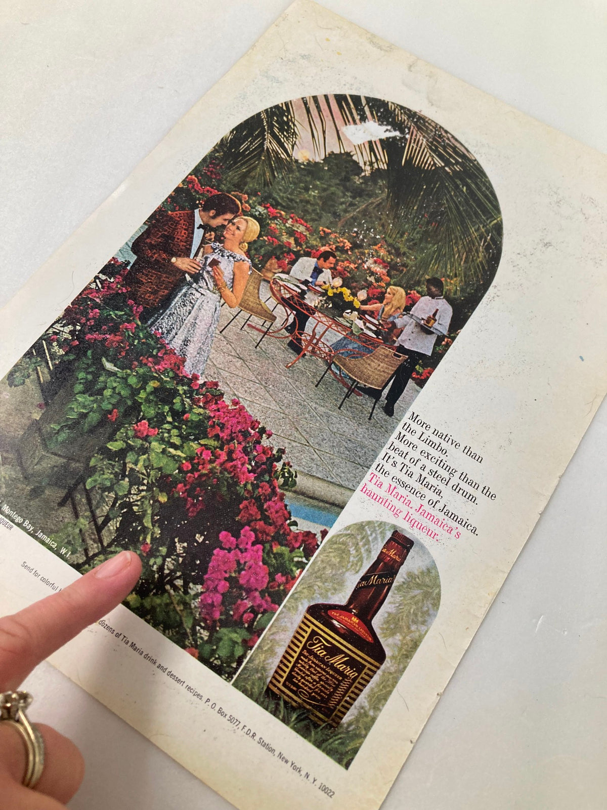 Cover only of The New Yorker from December 30, 1974, titled 'Moving to 75' by A. Francois, featuring a vibrant garden scene with a couple enjoying drinks, surrounded by colorful flowers and tables set for a gathering.