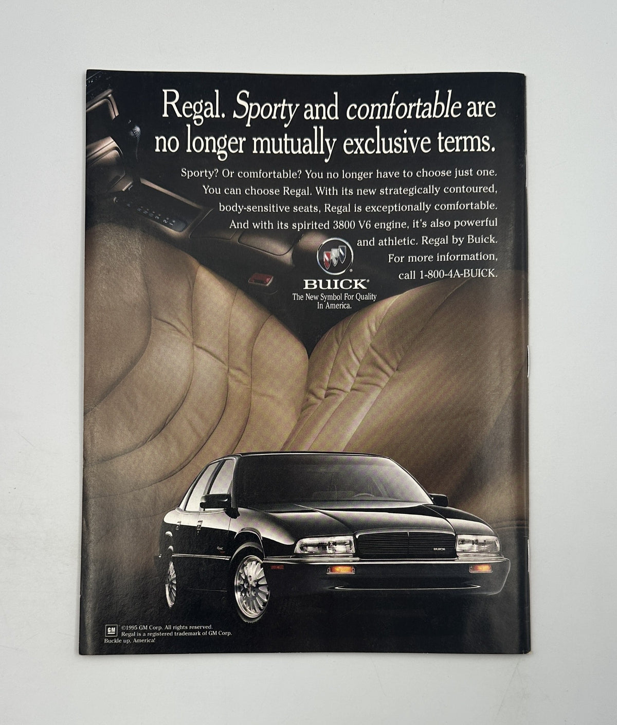 Time Magazine May 1, 1995 includes an advertisement for Buick Regal, complementing the coverage on Timothy McVeigh and the Oklahoma City Bombing.