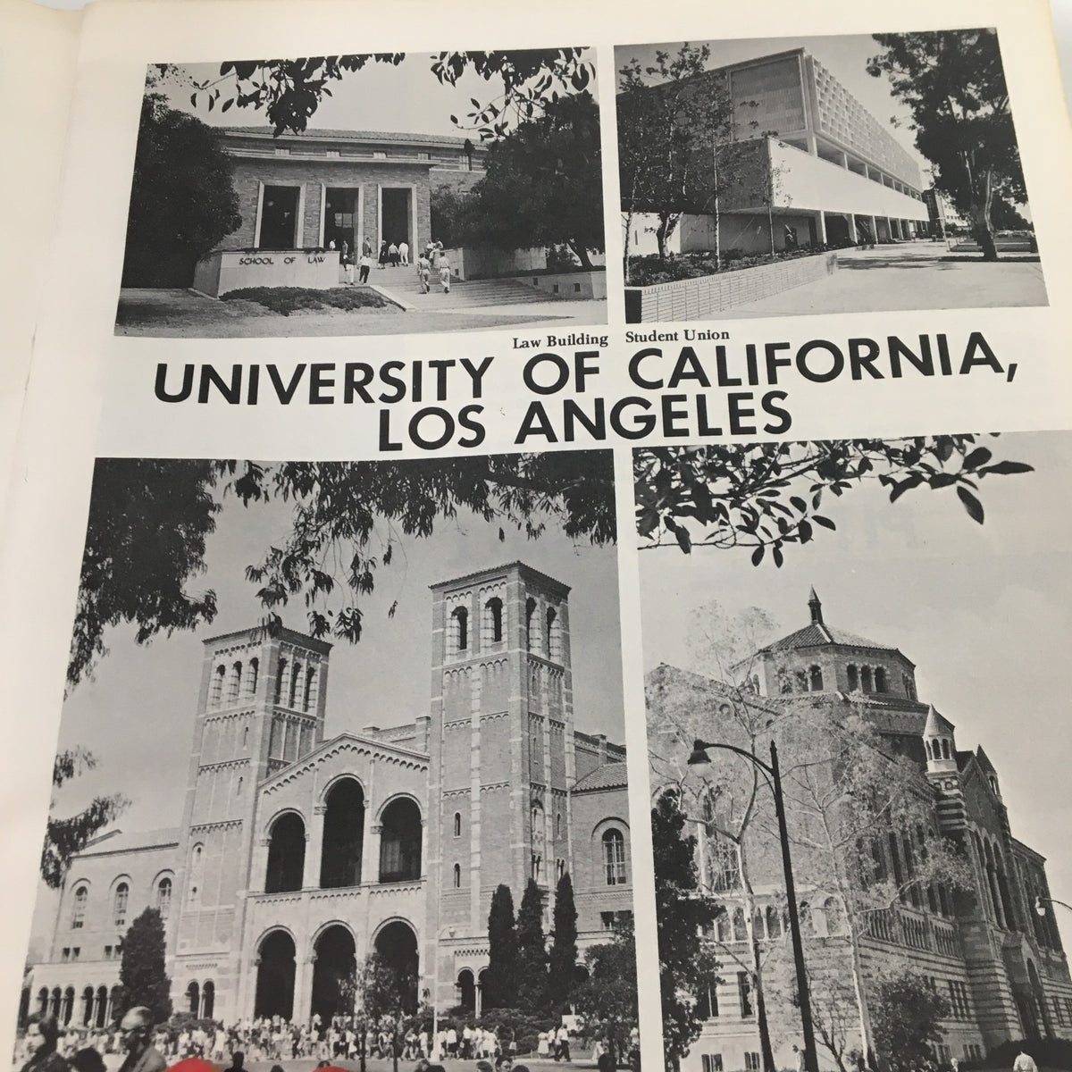 Photographs of the University of California, Los Angeles featured in the September 17, 1966 NCAA Football Pittsburgh vs UCLA The Goal Post Program.
