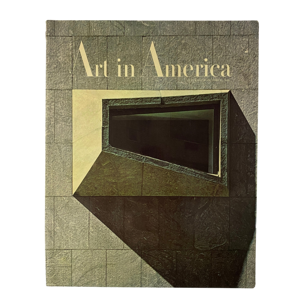 Art in America Magazine September 1966 Cover featuring the striking architectural design of the Whitney Museum, showcasing modernist aesthetics and the notable photograph by Ezra Stoller.
