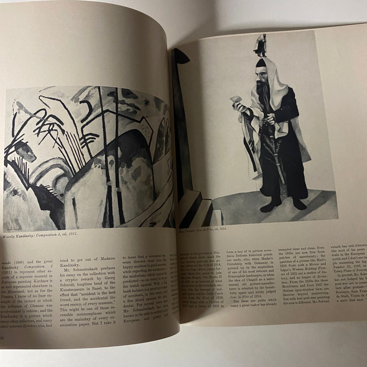 Interior page of Art in America Magazine May 1966 showcasing artwork by Wassily Kandinsky and a discussion on artistic influences.