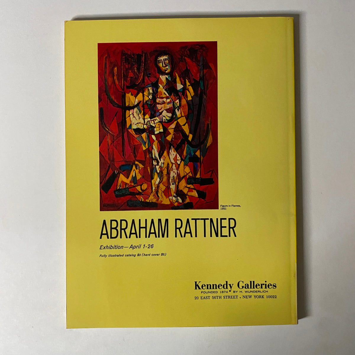 Cover of 'Art in America Magazine March 1969' showcasing a vibrant artwork by Abraham Rattner, highlighting the exhibition details and the colorful design.