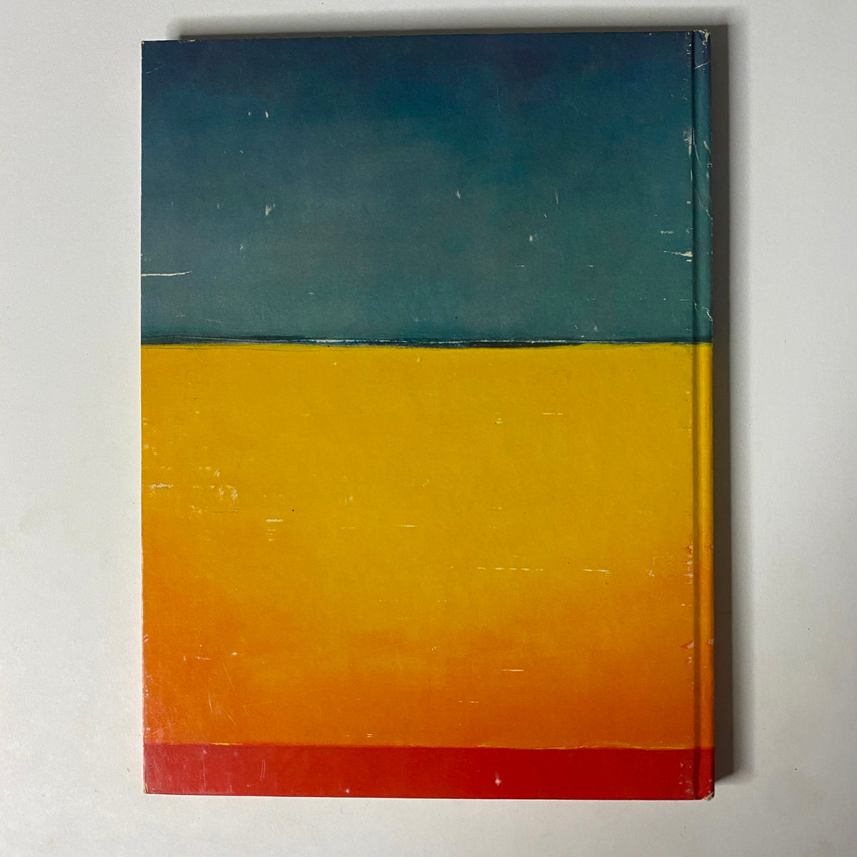 Back cover of Art in America Magazine No. 3 1963 depicting a colorful gradient design similar to the front cover.