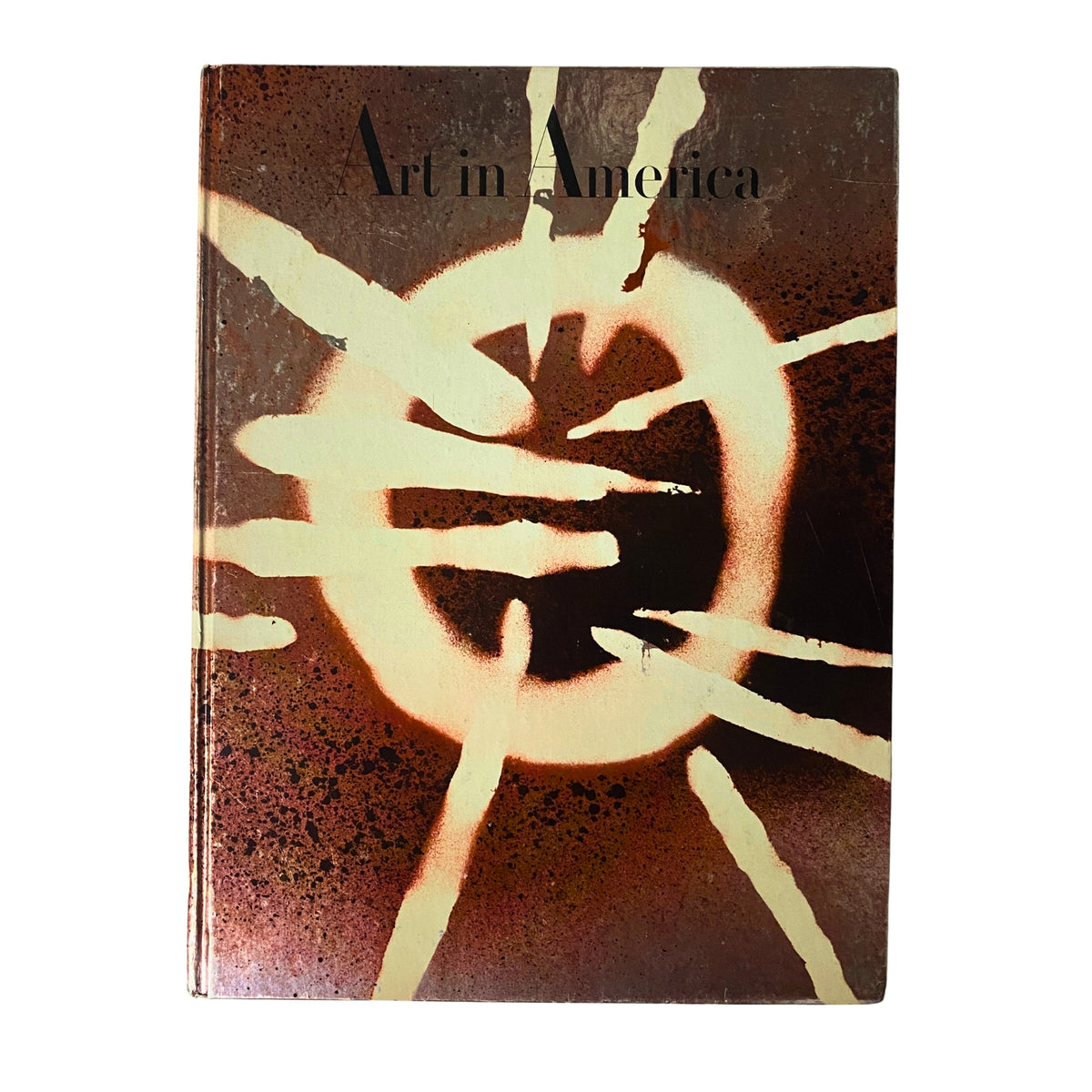 Art in America Magazine No. 4, 1962 hardcover edition featuring abstract cover art by David Smith, showcasing a unique blend of colors and textures.