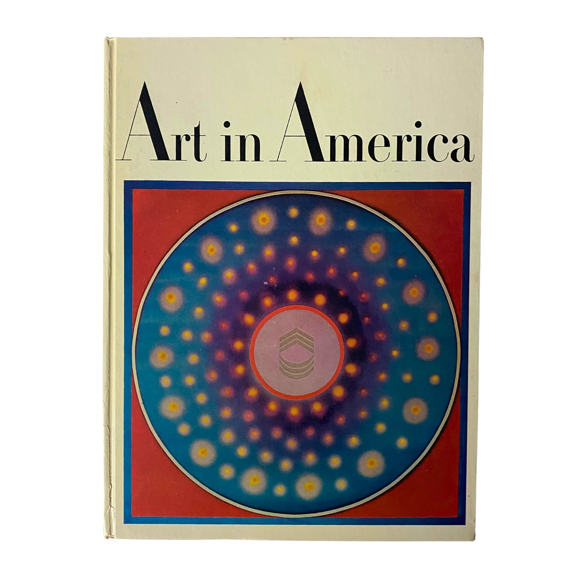 Art in America Magazine No. 3 1964 featuring a vibrant cover designed by Billy Al Bengston, showcasing colorful circular patterns on a red and blue background.