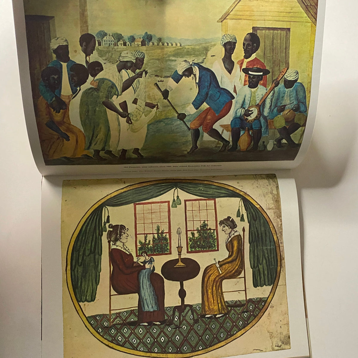 Interior pages from Art in America Magazine No. 4 1963, showcasing artwork depicting African American life and cultural scenes.