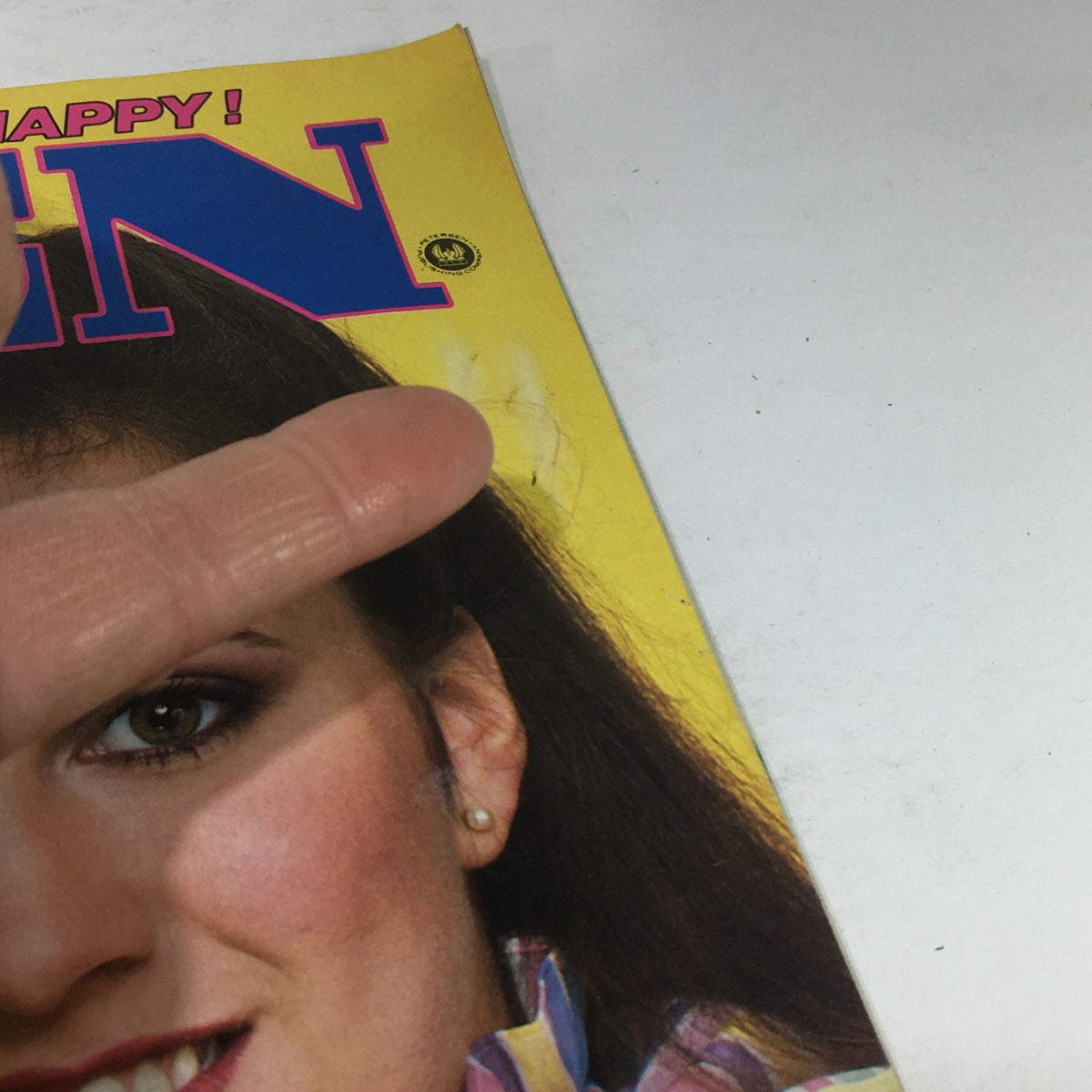 Cover of VTG Teen Magazine: March 1983 featuring a young woman with notable hairstyle and fashion elements, showcasing the vibrant style of early 80s youth culture.