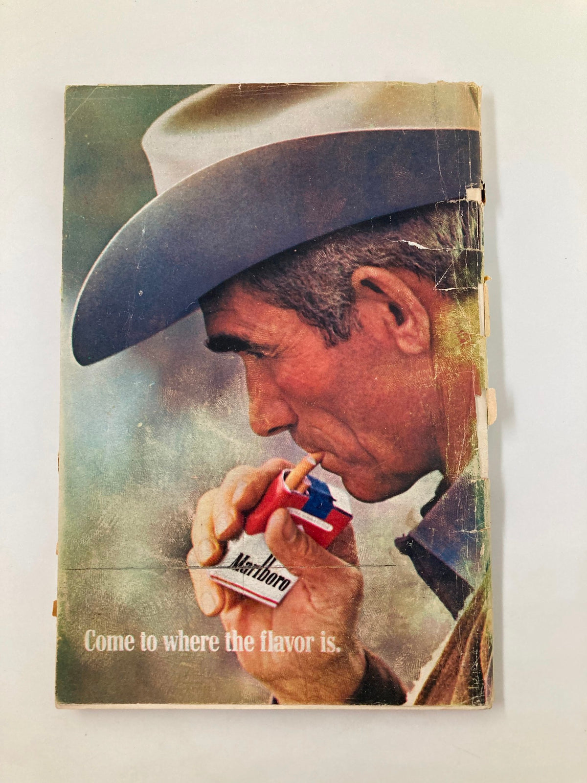 Back cover of TV Guide Magazine February 1, 1969, featuring an advertisement for Marlboro cigarettes, illustrating marketing trends of the 1960s.