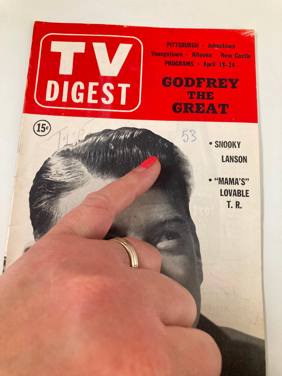 TV Digest Magazine April 18 1953 Godfrey the Great Pittsburgh/Tri State Edition
