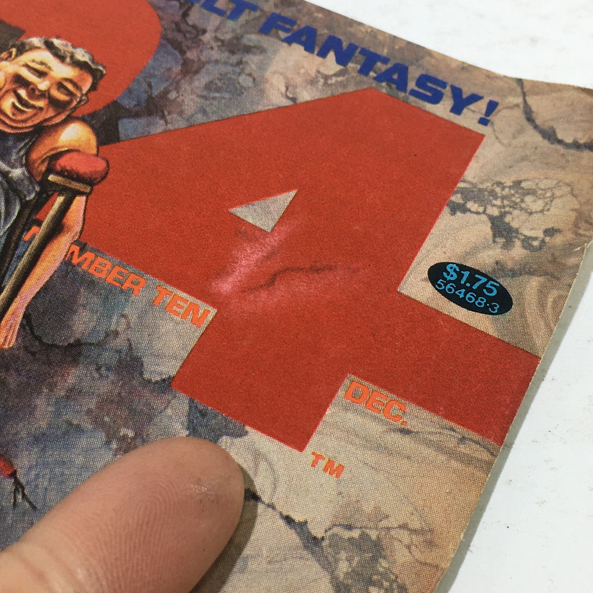 Cover detail of VTG 1984 A Warren Magazine Number Ten featuring vibrant cartoon fantasy artwork and price tag.