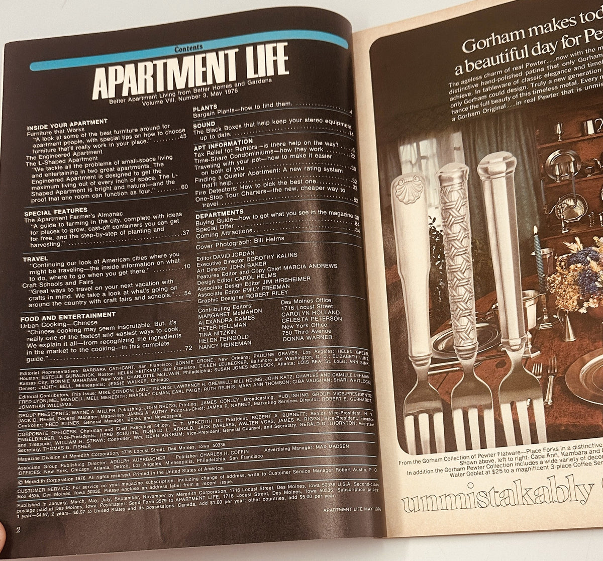 Apartment Life Magazine May 1976 Apartment Farmer Chinese Cooking Ideas