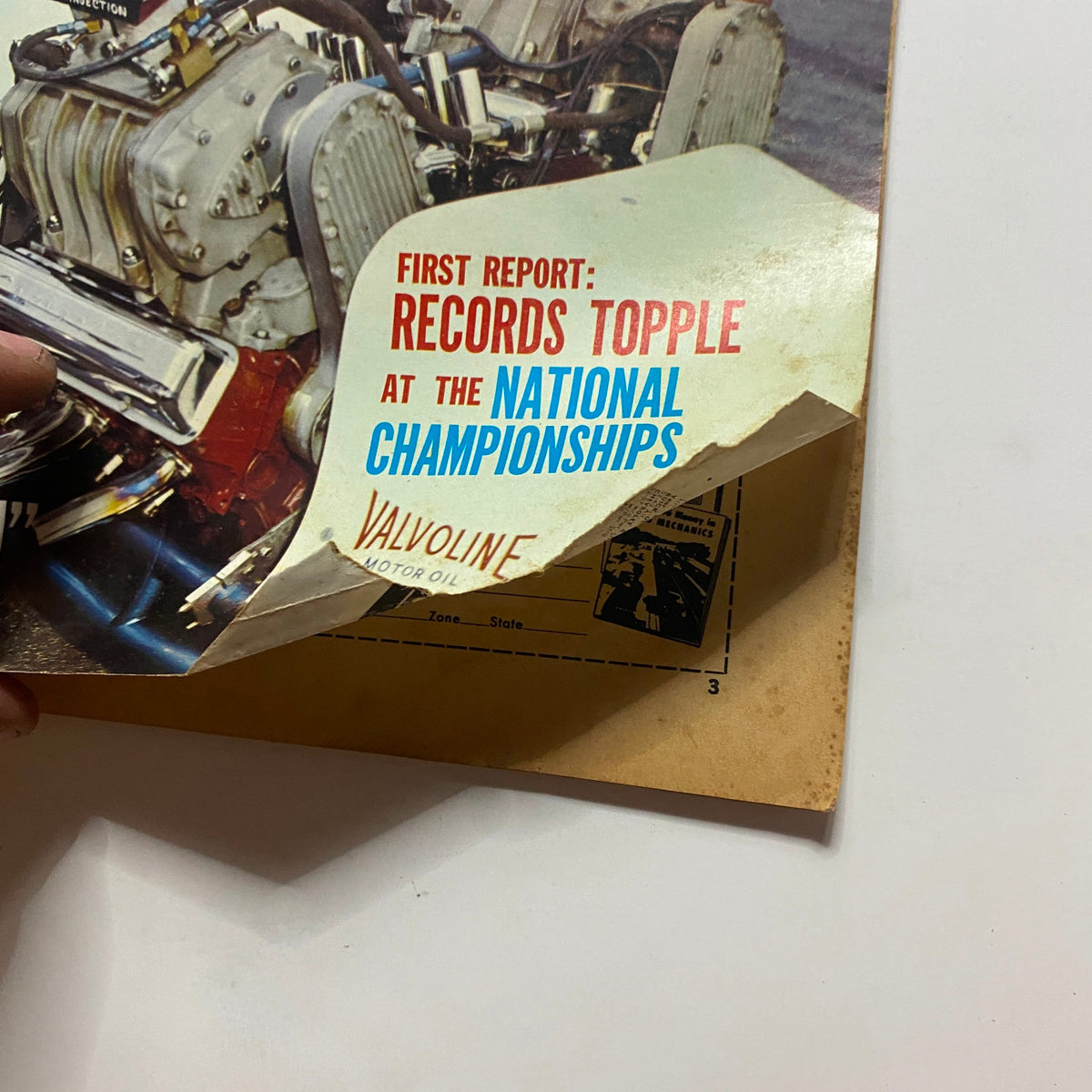 Cover of Speed Mechanics Magazine August 1962 featuring Chrisman's Challenger GD with text about national championships.