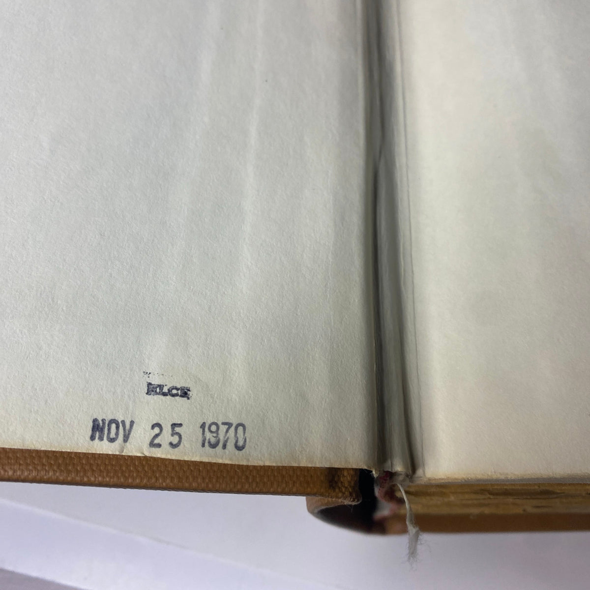 Inside view of The New York Times Library Edition Bound Magazine 1968 September - October, featuring a stamped date of November 25, 1970.