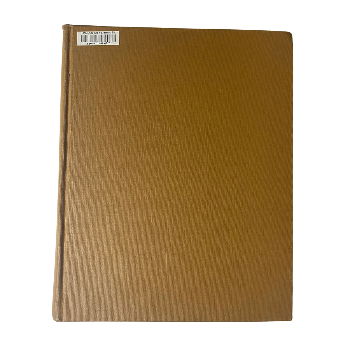 The New York Times Library Bound Magazine 1968 November - December showing the cover and spine, labeled with 'Property of Lincoln City Libraries'.