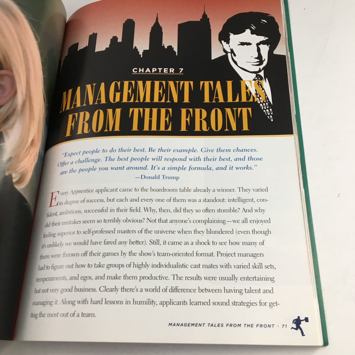2006 Lessons From The Apprentice Secrets to Success showcasing management tales from Donald Trump, discussing hiring decisions and teamwork.