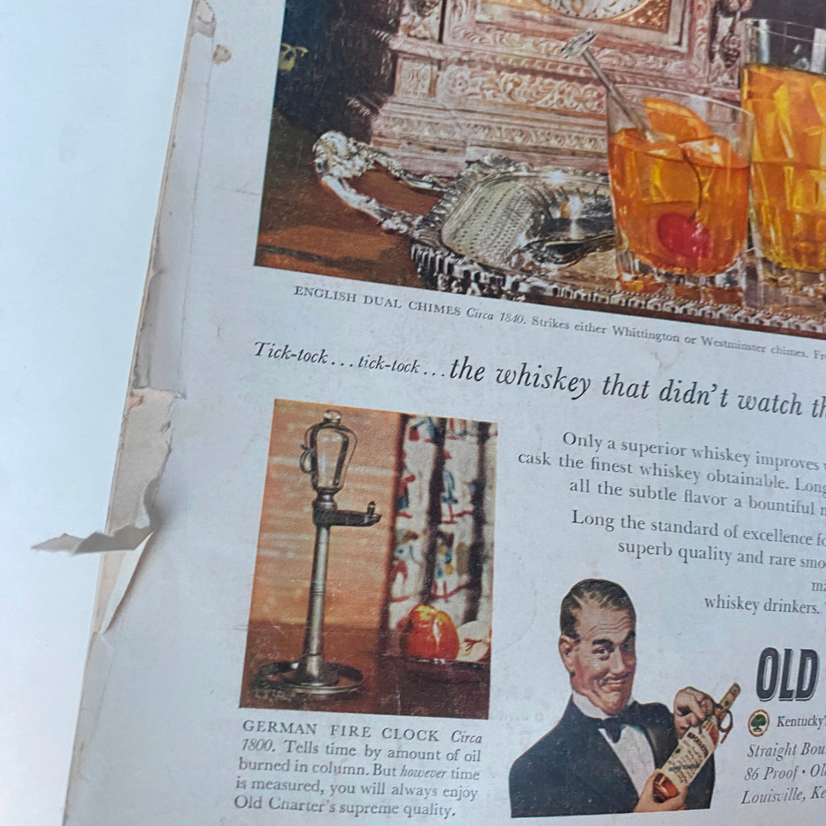 Interior page of US News & World Report Magazine March 14, 1958, showcasing vintage advertisements and historical imagery related to the story of 'The 16 Revolutions'.
