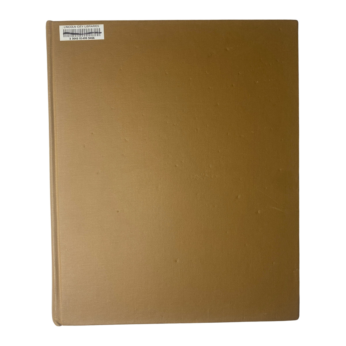 Cover of 'The New York Times Library Edition Bound Magazine 1970 January - February', featuring a simple beige design and library sticker.
