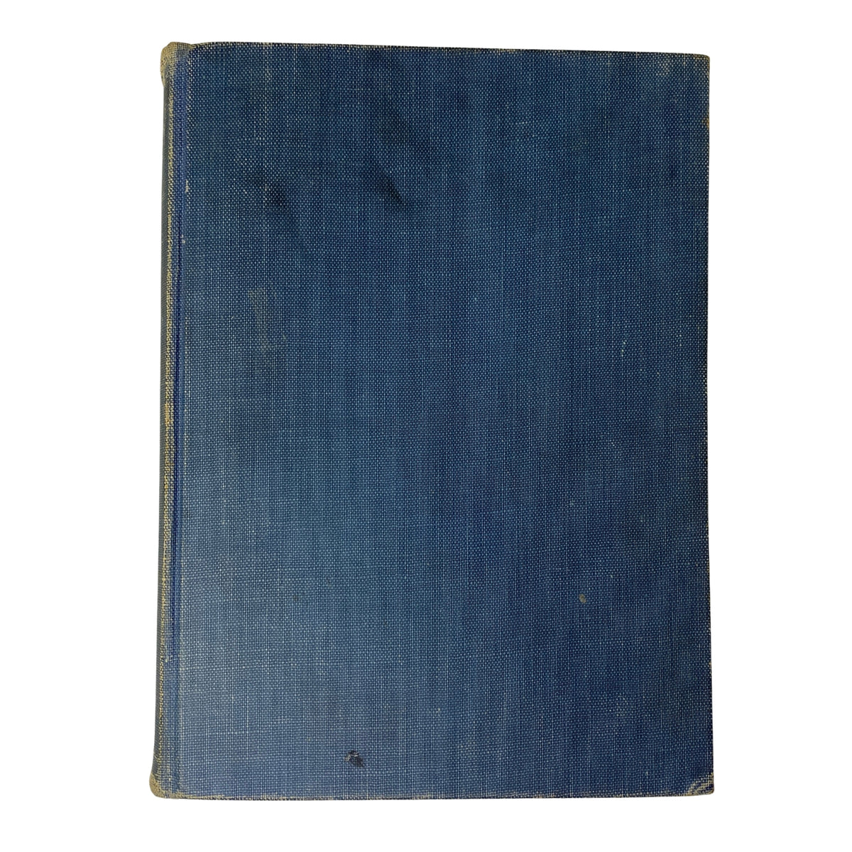 Back cover of the Time Magazine Bound Weekly July to December 1924, displaying a blue textured surface indicating its vintage condition.