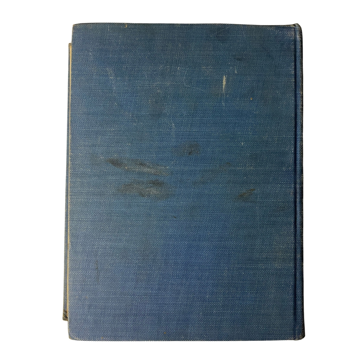 Back cover of the Time Magazine Bound Weekly collection from January to June 1927, showcasing the blue cloth binding, indicative of early 20th-century magazine presentation.