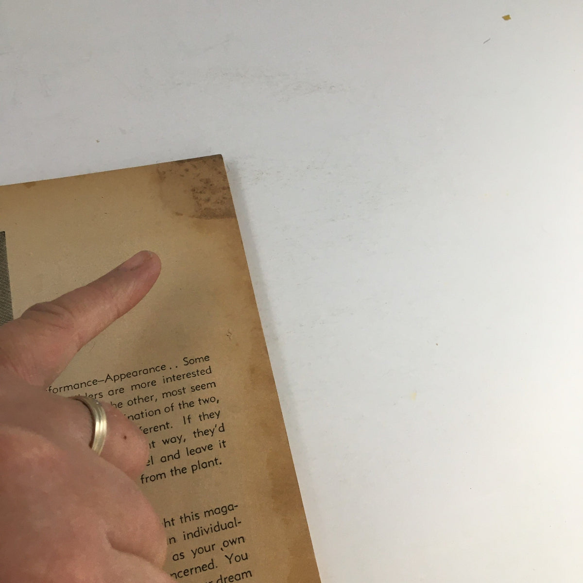 Back cover of the Rod Builder Annual Fall 1959 Edition, showing minor wear and tear typical of vintage magazines.