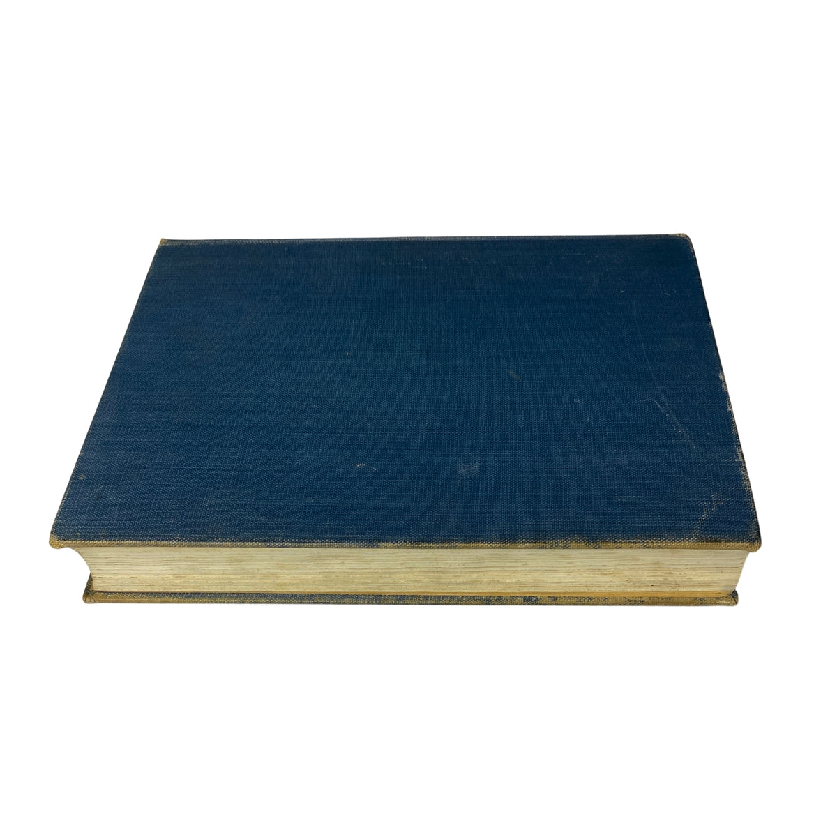 Top view of the Time Magazine Library Bound October 5-December 28, 1931, highlighting the blue fabric hardcover.