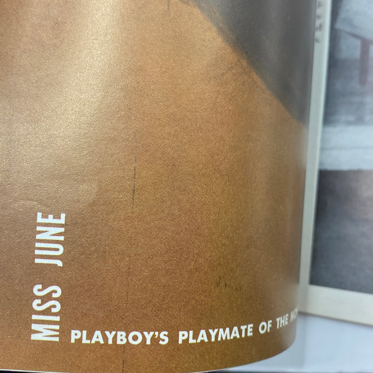 Miss June title in VTG Playboy Magazine June 1961 highlighting Heidi Becker as Playboy's Playmate of the Month.