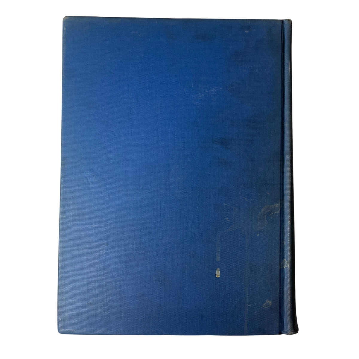 Back cover of the Library Bound edition of Time Magazine for July 3-September 25, 1933, showing a plain blue book cover with slight wear.