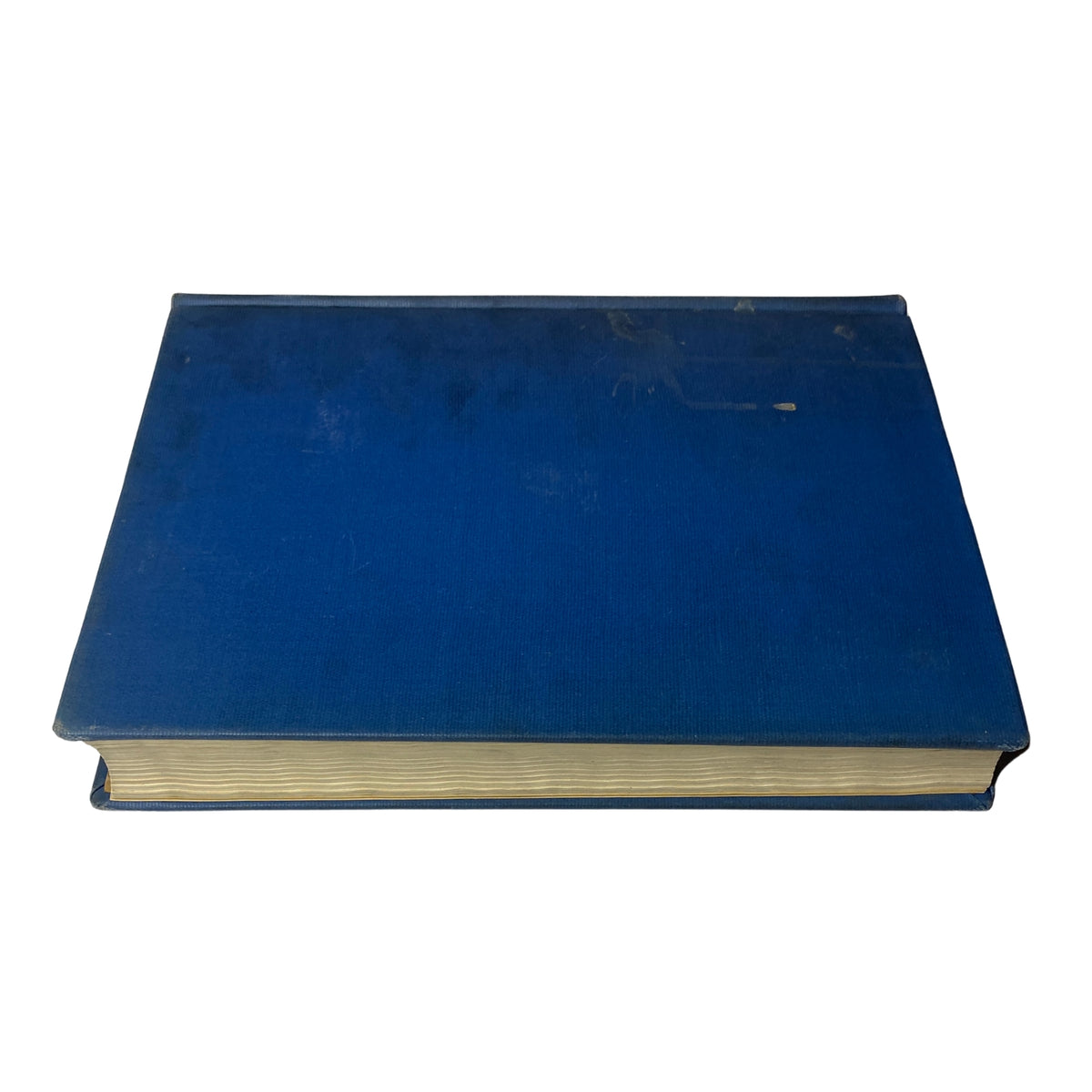 Top view of the Library Bound Time Magazine edition from July 3 to September 25, 1933, displaying its blue cover and edge details.
