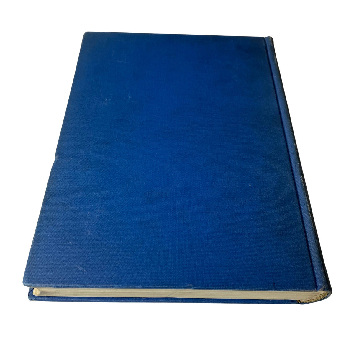 Another view of the blue hardcover of the bound volume of Time Magazine for October 3 to December 26, 1932, highlighting its sturdy design suitable for archival purposes.