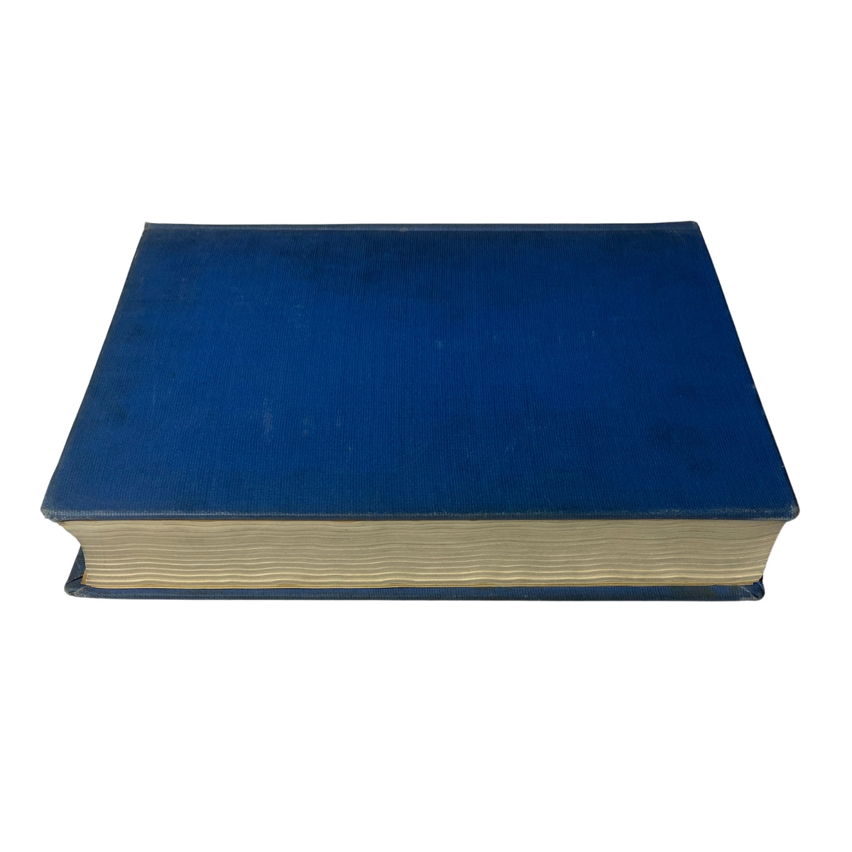 Time Magazine Library Bound from October 2 to December 25, 1933 - top view of the blue bound volume highlighting the spine and overall condition.