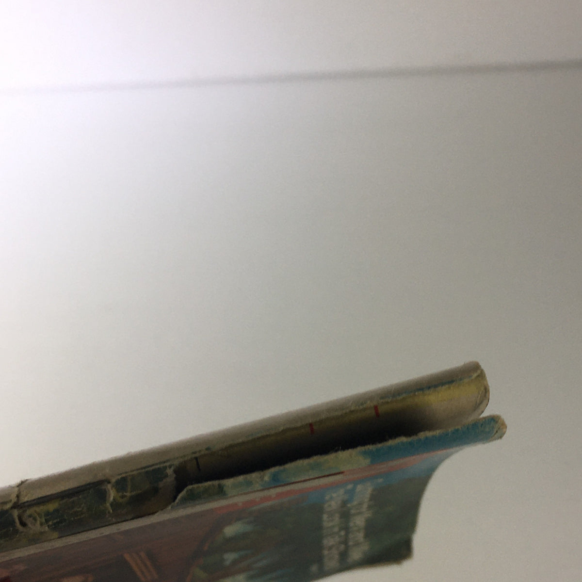Close-up view of the spine of a vintage TV Guide magazine from July 5, 1980, Volume 28, Issue 27, featuring Little House on the Prairie, showcasing its aged condition and wear.