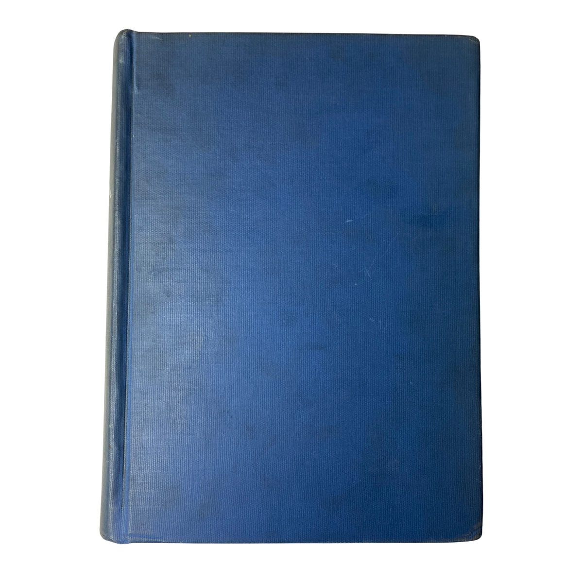 Back cover of Time Magazine Library Bound Weekly, October 7 to December 30, 1940, displaying a plain blue hardcover, part of a historical magazine collection.