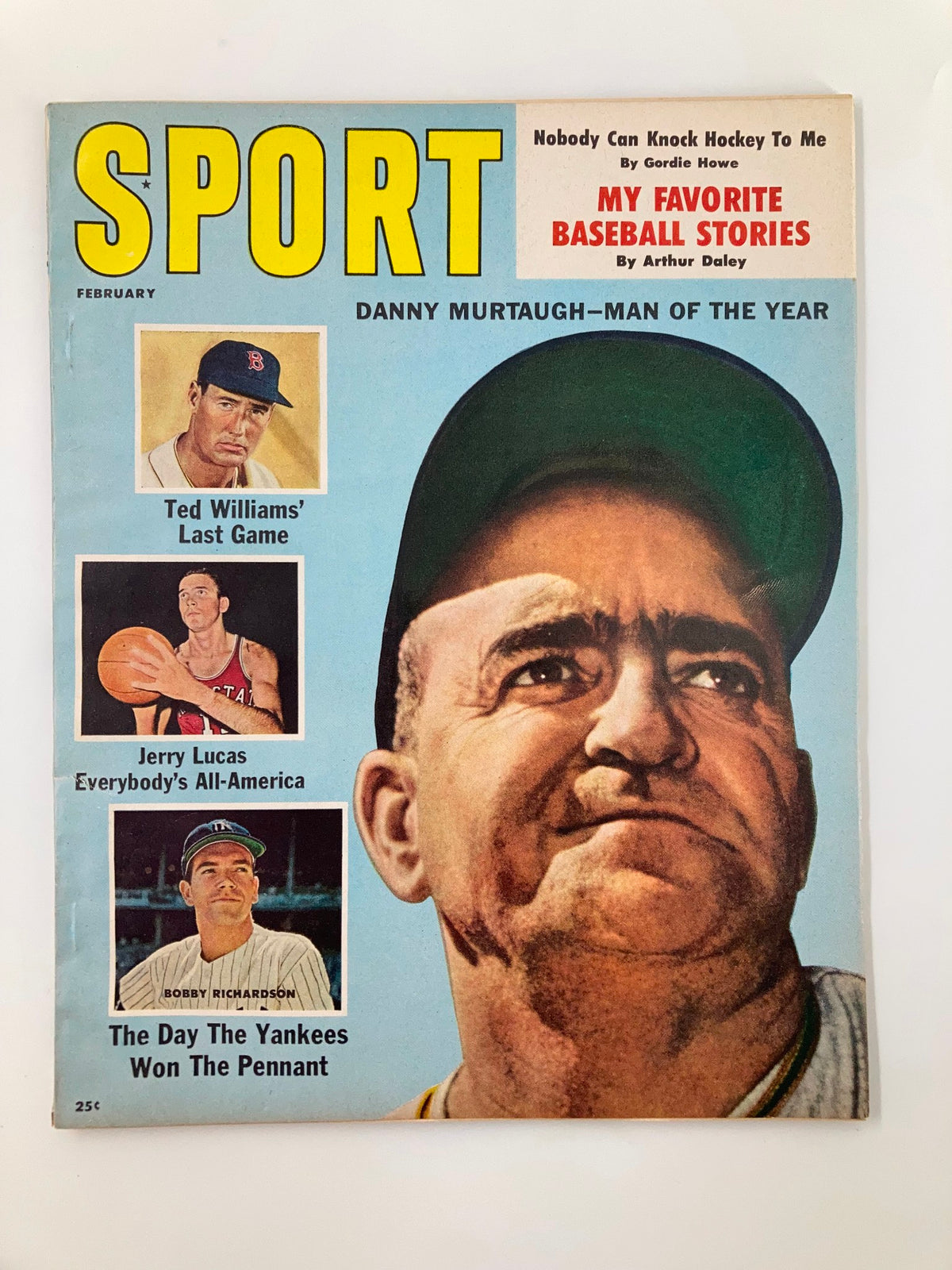 VTG Sport Magazine February 1961 featuring Danny Murtaugh as Man of the Year, with highlights on Ted Williams' Last Game and Bobby Richardson, capturing the essence of early 1960s sports culture.