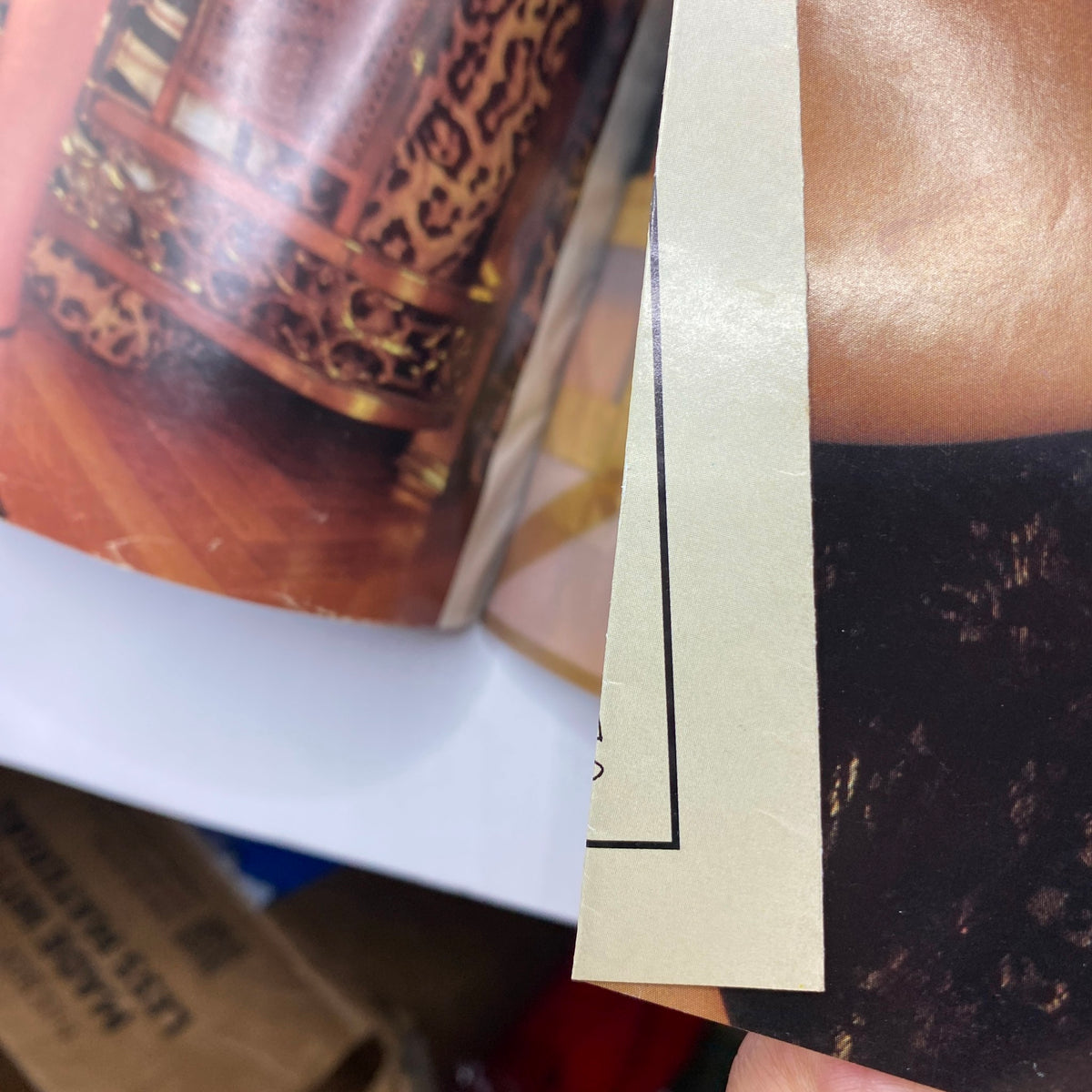 Page detail of Playboy Magazine February 1994, revealing the magazine's classic layout and visual style with glossy photography.