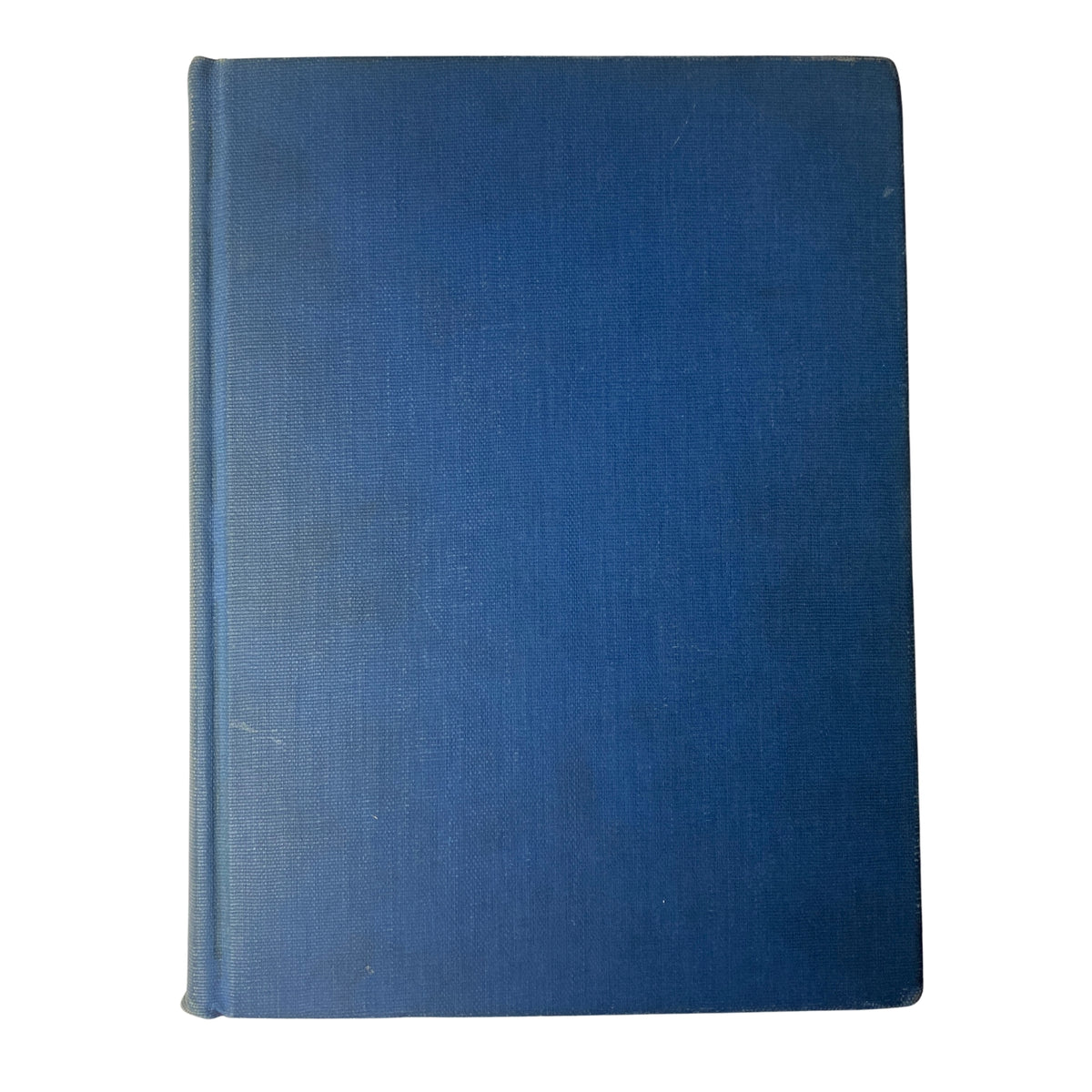Back cover of the Time Library Bound Weekly Magazine, blue hardcover edition from 1943.
