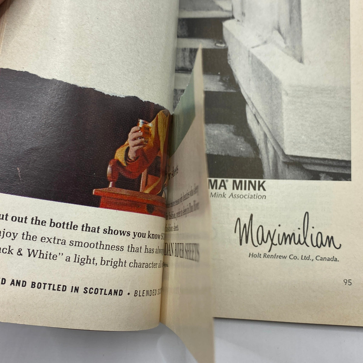 Vintage advertisement from VTG Vogue Magazine November 1 1963, featuring a model enjoying a beverage, representing classic 1960s fashion.