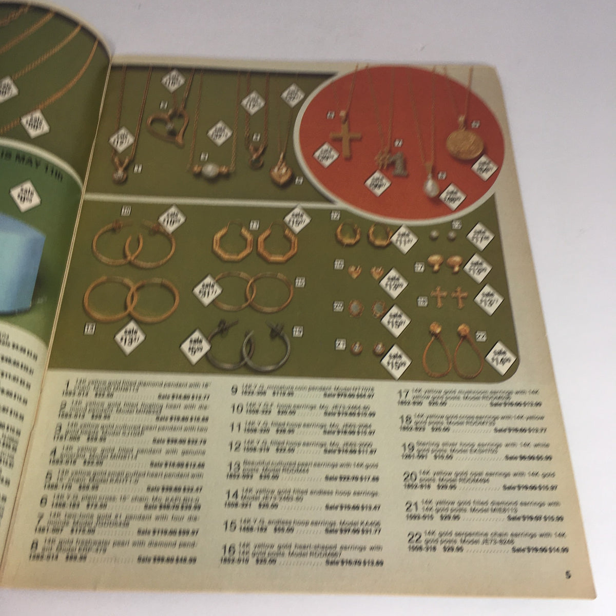 VTG Retro 1979 Townsmen Mother's Day Special Armitron Watches Catalog featuring a range of jewelry items including necklaces and earrings, with promotional pricing details.