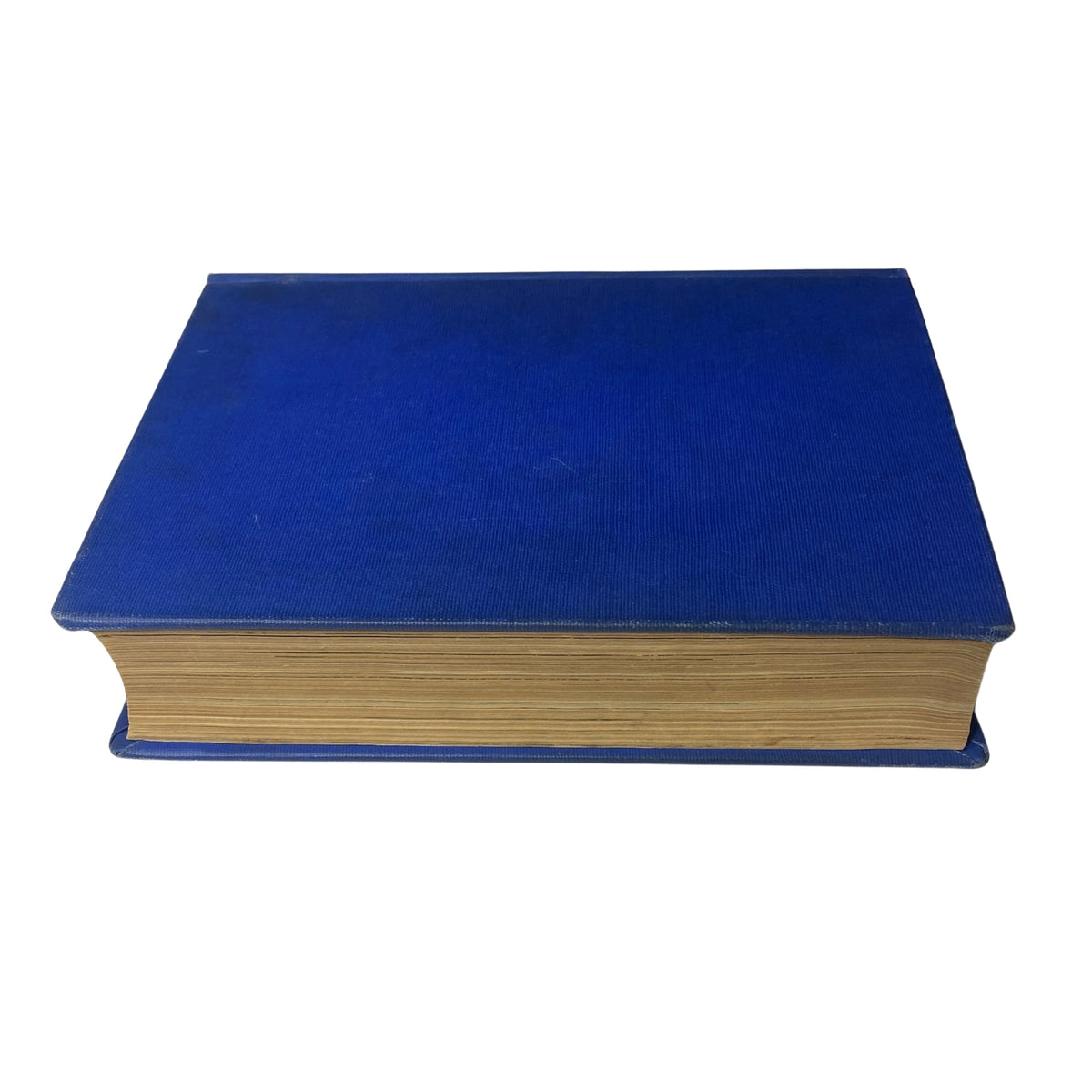 Time Magazine Library Bound October 1948-December 1948 Robert Oppenheimer - Close-up view of the blue hardcover spine of the library edition, showcasing its classic style and good condition.