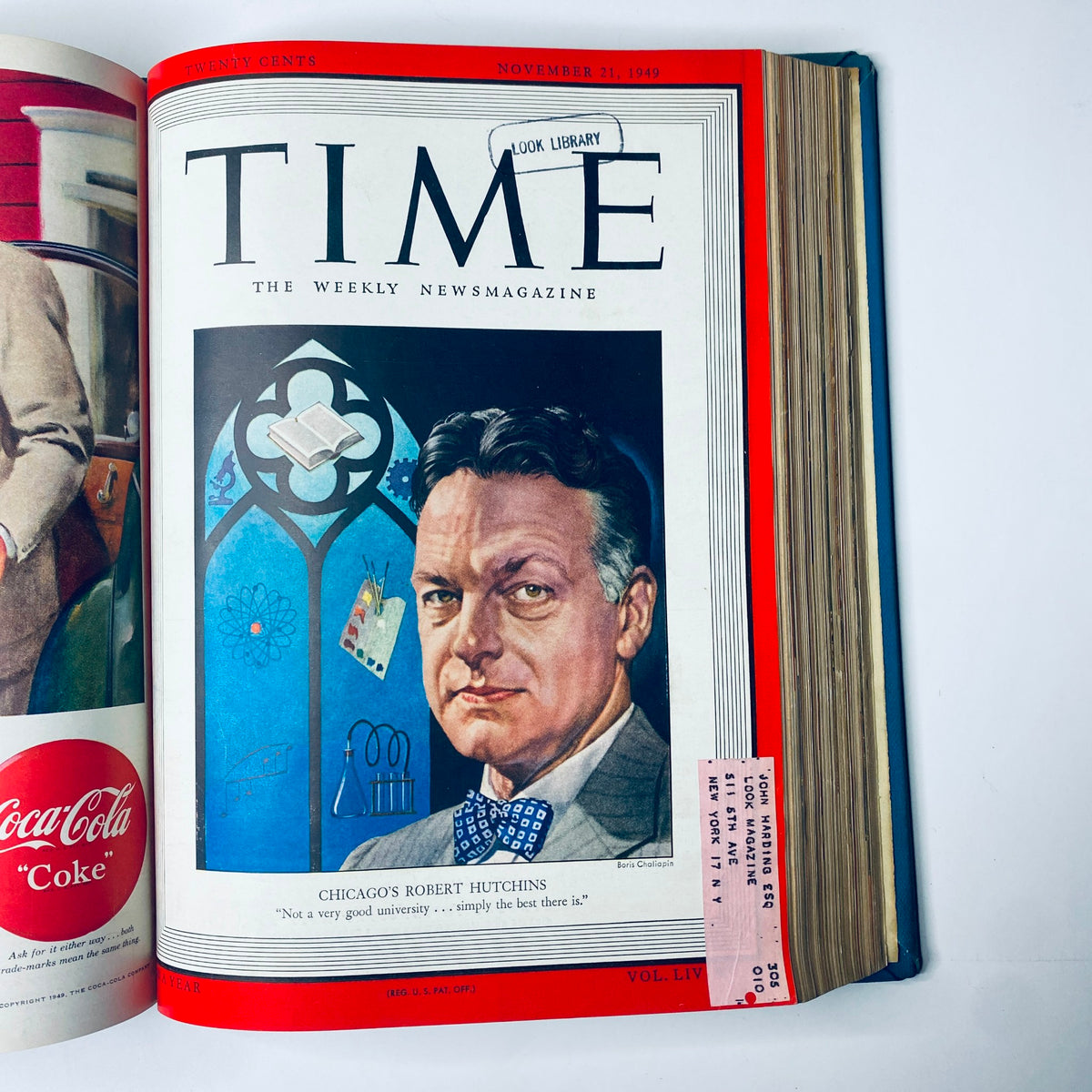 Time Magazine Library Bound Weekly October 3, 1949 - December 26, 1949