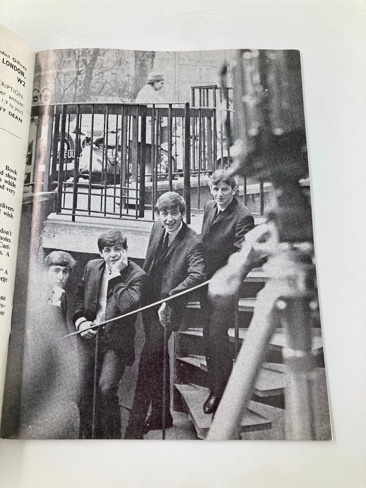 The Beatles Book Monthly Magazine July 1976 Issue #3, showcasing a classic black and white photograph of The Beatles during a public appearance.