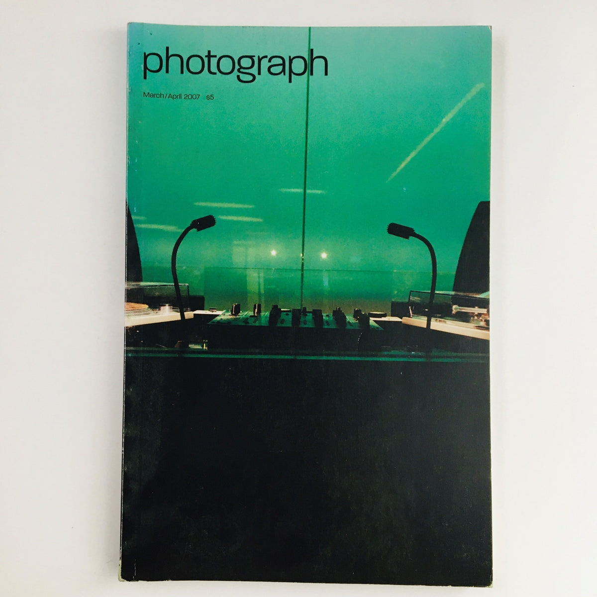 Front cover of Photograph Magazine March 2007 featuring a minimalist design with a green background and lamps, highlighting the themed issue on Paul Strand - Deeper Understanding at Work.